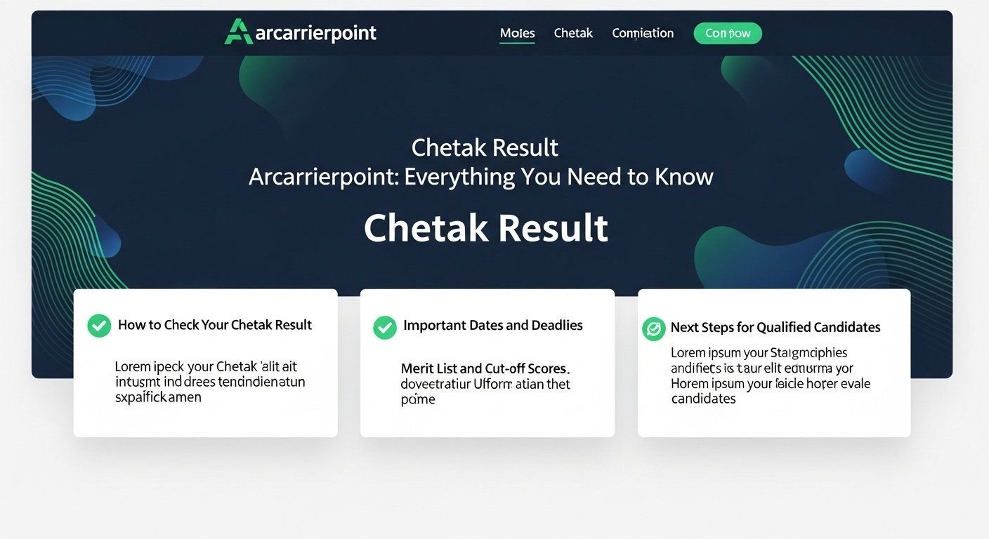 Chetak Result Arcarrierpoint: Everything You Need to Know
